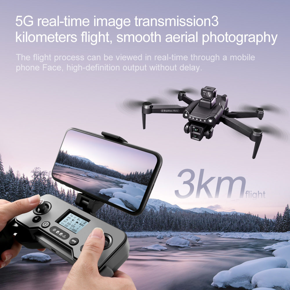 GPS One Click Return High Definition 8K Aerial Photography Optical Flow Laser Obstacle Avoidance Remote Control Aircraft